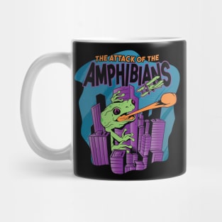 Fun Attack of the amphibians Graphic Mug